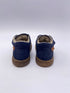 Naturino albus nappa suede klittenband blauw